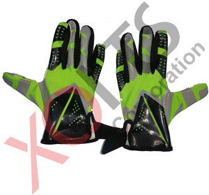 Gants de football américain antidérapants à haute élasticité, résistants, de qualité fiable, très vendus - Product Image 2