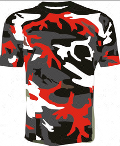 Camiseta con estampado de bandera de camoWSL algodón en blanco de peso pesado de manga corta uniforme juvenil ropa de calle escolar logotipo personalizado camiseta de gran tamaño - Product Image 4