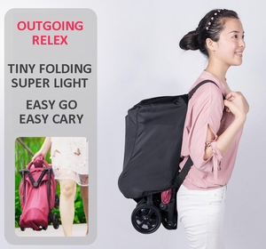 รถเข็นเด็กพับได้ขนาดเล็กพิเศษ พกพาสะดวก ใช้ในเครื่องบินได้ ปรับเอนนอนได้ มีหลังคา น้ำหนักเบา เหมาะสำหรับการเดินทาง หรูหรา - Product Image 6