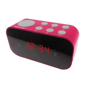 FM <span class=keywords><strong>PLL</strong></span> kỹ thuật số bàn và bảng đồng hồ đài phát thanh Red LED 0.6 "Kép Báo động nhà sản xuất giá CT-3088 - Product Image 5