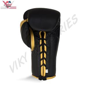 Gants Pro Contest Gants de boxe d'entraînement de poinçonnage noir/or - Product Image 2
