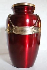 Plaque nominative avec support pour urne funéraire adulte – Fournitures funéraires - Product Image 5