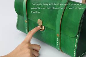 กระเป๋าหนังแท้สำหรับผู้หญิงกระเป๋าคลัทช์ช็อปปิ้งกระเป๋า TLL-0102หนังแท้กันน้ำสไตล์คลาสสิกขนาดใหญ่ออกแบบได้ตามต้องการ - Product Image 4