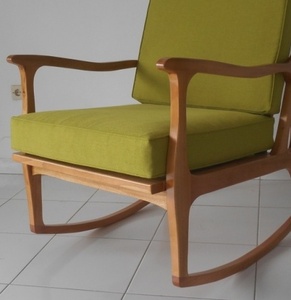 Interior de muebles de madera mecedora escandinava silla conjunto - Product Image 3