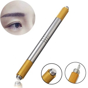 Soporte de hoja de pluma Microblading de acero inoxidable quirúrgico de grado médico de alta calidad de doble extremo - Product Image 4