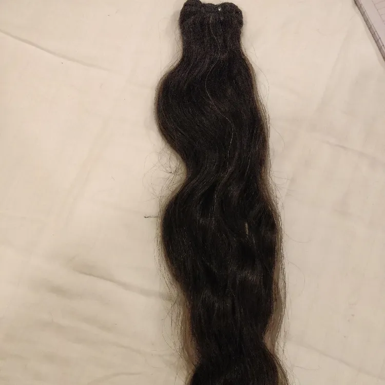 Human hair natural Wavy, Straight curly