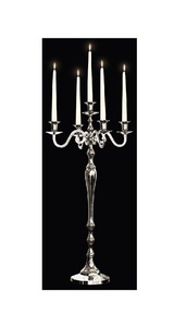 Candelabro Alto Hecho a Mano de 5 Brazos en Color Dorado con Candelabro de Aluminio de Calidad Superior a un Precio Accesible - Product Image 4
