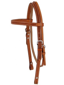 Bride équestre en cuir WESTERN cheval multifonctionnelle - Product Image 2