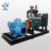 Walfos — pompe centrifuge à eau double aspiration, appareil à grand débit et simple étage