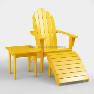 白色涂漆Adirondack椅子/折叠Adirondack椅子