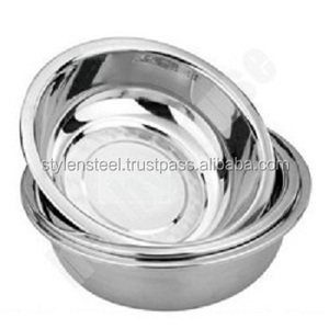 Cuenco de acero inoxidable para sopa y arroz, conjunto de mesa para sopa y verduras - Product Image 1