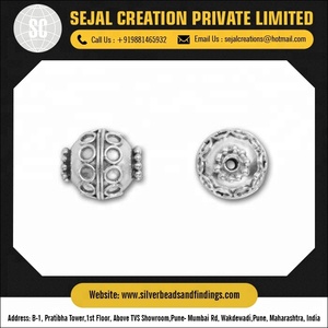 Perles en métal en argent sterling - Product Image 6