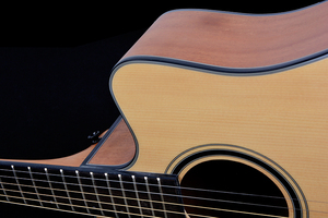 41 pulgadas cutaway guitarra acústica, madera maciza guitarras acústicas, folk guitarra tamaño (GA-T10S-41) - Product Image 5