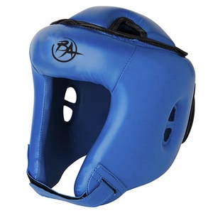 Guantoni da boxe In Pelle e pu Testa Guardie di protezione <span class=keywords><strong>gear</strong></span> - Product Image 1