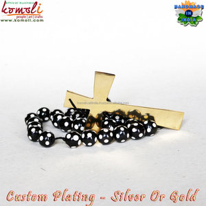 Collier en laiton, chapelet de perles fait à la main - Product Image 3