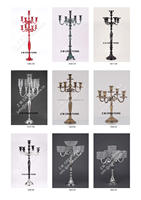 Candélabre en laiton antique pour mariage, porte-bougie chauffe-plat, fait main, décoration d'intérieur, 60 CM, Noël, Pâques