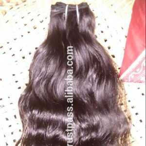 Tissage de cheveux le plus vendu du temple indien du sud 2025. Un donneur de cheveux humains doux et lisses. Extension tissage de cheveux bruts remy - Product Image 1
