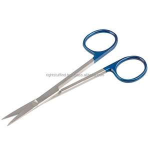 CISEAUX IRIS GOMME COURBE/DROIT SHARP FINE TIP Ciseaux CHIRURGICAUX DENTAUX ACIER ALLEMAND outils médicaux - Product Image 1