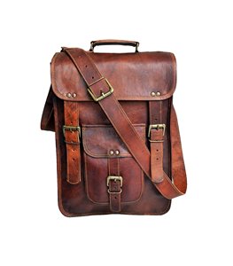 Conception personnalisée Grain Crazy Horse en cuir véritable sac à dos étanche pour ordinateur portable offre spéciale antivol haut de gamme LGB-0003 étanche - Product Image 1
