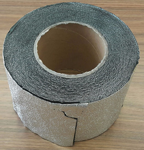 Ruban imperméable à l'eau à base de bitum, feuille d'aluminium auto-adhésive 10-60 cm, blanc - Product Image 1