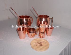 Artesanía de alta calidad Logotipo grabado personalizado Cobre martillado Moscow Mule Tazas Mejor Drinkware Hecho en India - Product Image 6