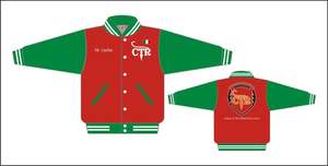 Australian Letterman Vestes universitaires de sport respirantes unisexes pour adultes de grande taille XL avec motif numérique Vêtements de football américain - Product Image 4