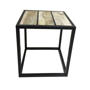 Mesa de Servicio cuadrada de madera para restaurante - Product Image 1