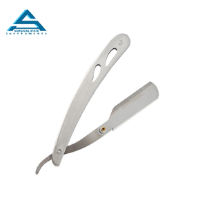 Rasoir de barbier droit en acier inoxydable personnalisé 50g, usage professionnel, réutilisable, en promotion - Product Image 6