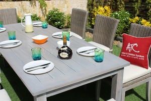 2018 CANARY COLLECTION - Wicker Dining Set Outdoor Garden Furniture Table and <b>Chairs</b> - Product Image 3