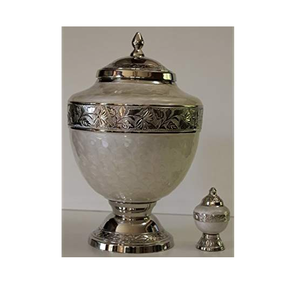 โกศโลหะสำหรับงานศพโกศโลหะอลูมิเนียมสำหรับการรักษาเถ้ากระดูกของมนุษย์ - Product Image 1