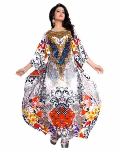 Beautiful 3D Digital Printed Straight Kurta / Beautiful Printed Straight Style Long Kaftan