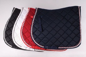 Tapis de selle d'hippique en coton respirant et absorbant la transpiration - Product Image 5