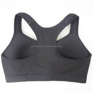 ชุดกีฬาผ้าสแปนเด็กซ์โพลีเอสเตอร์บราระบายอากาศสำหรับผู้หญิงขนาดใหญ่พิเศษออกแบบได้ตามต้องการ - Product Image 2