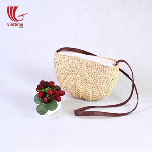 กระเป๋าฟางทรงต่างๆ สำหรับผู้หญิง/ กระเป๋าฟางทำมือพร้อมซับใน - Product Image 5