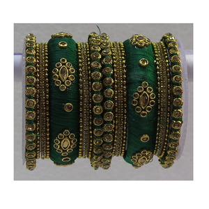 Joyería de lujo de alta calidad, hermoso diseño, brazaletes roscados de terciopelo para mujer - Product Image 3