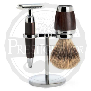 Hcalory — SET DE brosses pour hommes, ensemble DE rasage, support et rasoir DE sécurité - Product Image 2