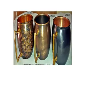 Latest Designer Beer Copper Metal Mugs <b>With</b> Handle Shiny Polished Mug for Top Selling Home Bar Accessories in Cheapest Price - Product Image 1