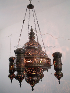 Lustre suspendu en acrylique BR175, Style ancien, bijoux avec gemmes, Style islamique - Product Image 2