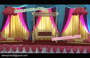Majestueux décors de scène Mehndi musulman Walima Mehndi scène musulmane Mehandi décor de scène USA - Product Image 3