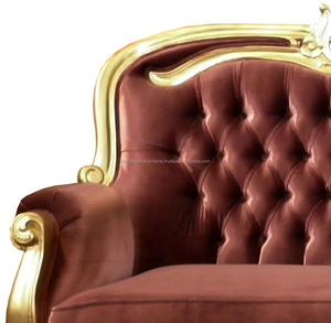 Romawi Larry ชุดโซฟา3ที่นั่ง,สำหรับห้องนั่งเล่นเฟอร์นิเจอร์ผลิตจากไม้มะฮอกกานีโบราณสไตล์อินโดนีเซีย - Product Image 4