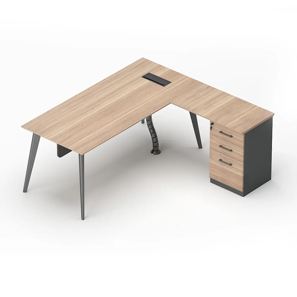 Modern Manager Desk 2019 nuovissimi sistemi di scrivania aperta stazioni di lavoro circolari pareti di box per ufficio fornitori