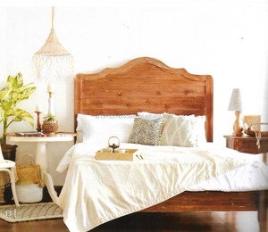 Juego de dormitorio clásico de estilo Java hecho de madera maciza-Muebles de dormitorio clásicos indonesios, muebles de madera - Product Image 1