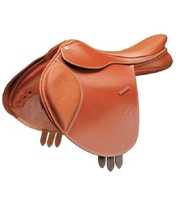 English Leather Endurance Saddle Premium Quality for Jumping Training and <b>Equestrian</b> Use - Product Image 1