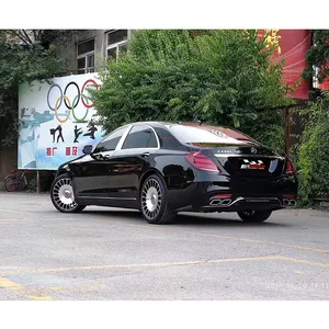 S-class MB facelift MB tarzı gövde kiti ön tampon arka tampon için uydurma MB s-class class S400 S450 S600 2014-2020