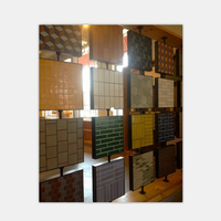 Présentoir sur pied personnalisé en fil métallique pour carreaux de marbre, quartz et granit, avec support pour panneau perforé