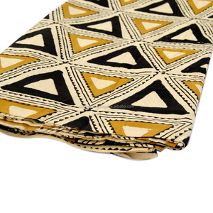 Hot mùa hè bán handmade khối in 100% cotton thân thiện với môi Voile vải cho cô gái chàng trai may mặc Túi rèm cửa - Product Image 5