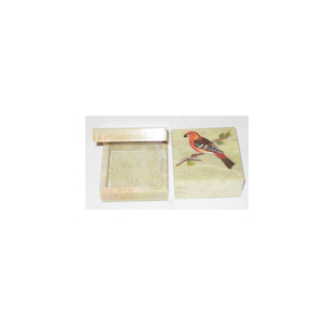 Soapstone Antique <b>Painted</b> Design Gift Box - Product Image 1