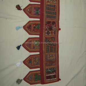 Toran de Tela Tradicional Bordada a Mano de la Mejor Calidad para la Puerta Principal, Ventana, Decoración de Pared al Mejor Precio - Product Image 1