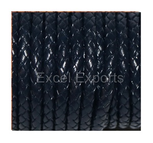 Correas de cuero trenzado tejidas a mano genuinas para bolsos y zapatos para cordones de joyería decorativa Productos de cuero Premium - Product Image 6