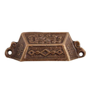 Fait à la main traditionnel vente en gros Vase en fer Antique D poignées de porte décoration de la maison armoire Pulls pour la cuisine 3.50 pouces MK-196 - Product Image 1